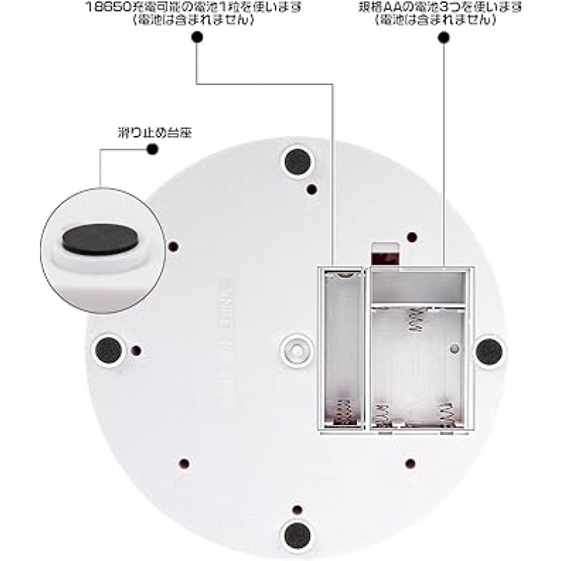턴테이블, 360° 전기 회전 베이스, 방향 조정 가능, 각도, 고속 전환, 자동 회전 턴테이블, 그림, 사진, 디스플레이용, 저전력 소비, 직경 7.7인치(195mm), 저소음, 무게 OK 11.0lbs(5kg) ) (하얀색)