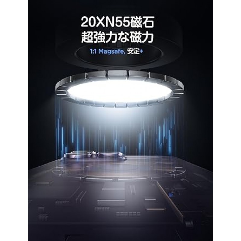 JOYROOM MAGSAFE 스마트폰 홀더, 차량용 스마트폰 스탠드, 자석, 차량용 스마트폰 홀더, 2023 초강력 자력, Magsafe 차량용 홀더, iPhone 자동차 액세서리, 모바일 홀더, 스마트폰 및 자동차용 차량용 에어컨 통풍구, 한 손 조작, 안정성, 스마호루다, 자동차 용품, 일본어 사용 설명서 포함, 20xN55 자석, 360도 회전, 원터치 설치, 4~8인치 모든 iPhone SE 15와 호환 가능 14, 13, 12, Pro Max,