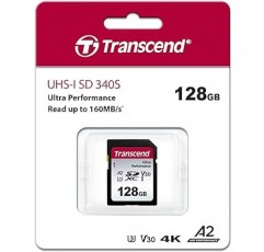 Transcend SDXC 카드 128GB UHS-I U3 V30 A2 TS128GSDC340S