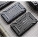 FATBEAR Sony NW A55 케이스와 호환 가능, Sony Walkman NW-A55HN A56HN A57HN A50 A55 A56 A57 헤비 듀티 충격 방지 미끄럼 방지 방진 갑옷 케이스 커버(검은색)와 호환 가능