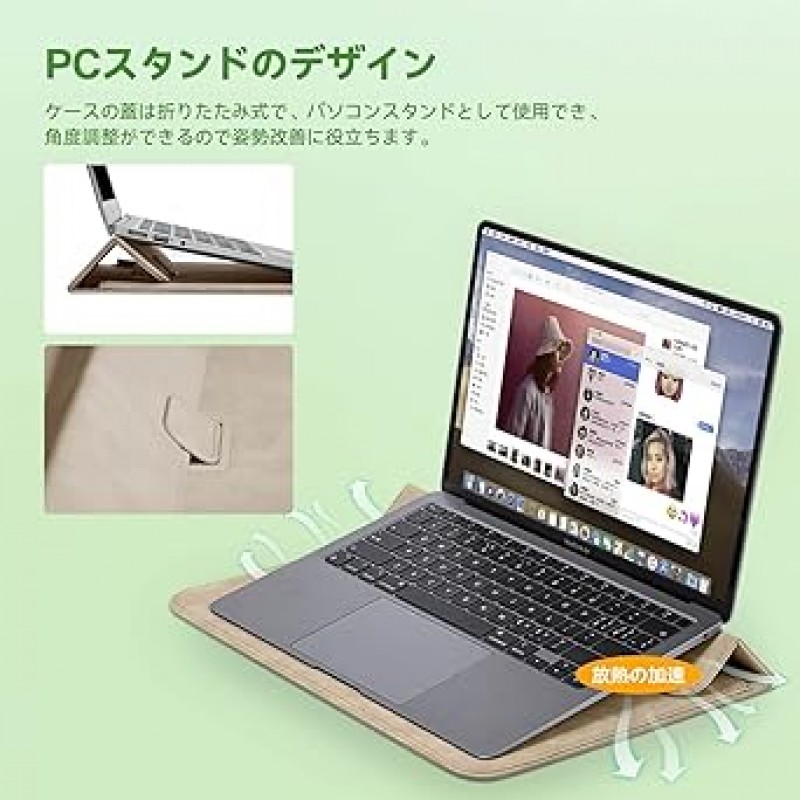 TOWOOZ Macbook Pro 13인치 케이스, Macbook Air M2 케이스, 얇고 편리한 자석 잠금장치, 노트북 케이스, Macbook Air/Pro 13-14인치 M1 M2 칩과 호환 가능, 충격방지, 긁힘 방지, 발수, 접이식, 컴퓨터 케이스, 전원 보관 파우치 포함