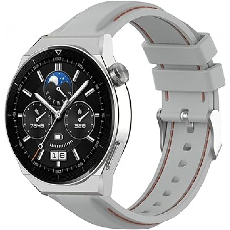 [SHEAWA] HUAWEI WATCH GT 3 46mm/GT3 Pro 46mm 밴드용 밴드, 교체 밴드, 실리콘, 교체 벨트, 스포츠 밴드, 액세서리