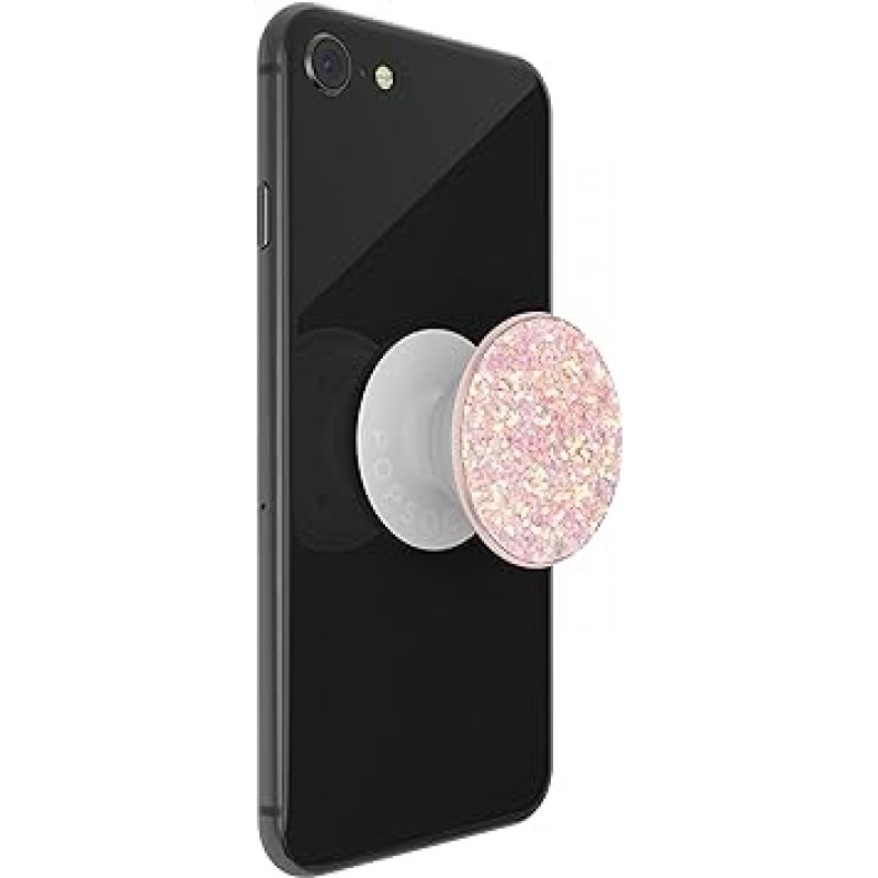 PopGrip Sparkle Rose PopSOCKETS 스마트폰 링, 스마트폰 스탠드, 스마트폰 그립, 스마트폰 액세서리, iPhone 및 Android