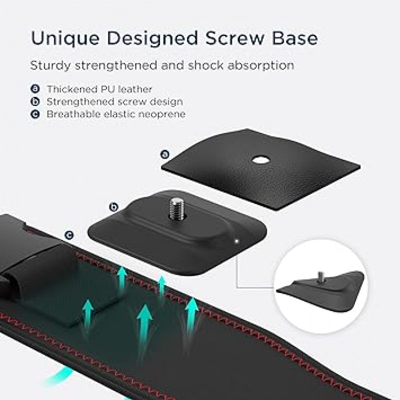 [KIWI design] HTC Vive 트래커 액세서리용 트래커 스트랩, 조절 가능한 전신 추적 VR 벨트, 손/발 스트랩, 안정적이고 편안한 VR 트래커 스트랩(1 벨트 및 2 스트랩)