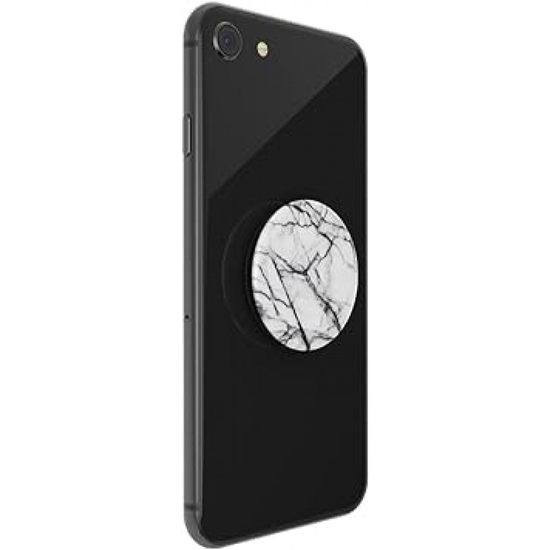 PopGrip Dove White Marble POPSOCKETS 스마트폰 링, 스마트폰 스탠드, 스마트폰 그립, 스마트폰 액세서리, iPhone 및 Android