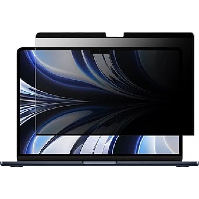 TOWOOZ MacBook Air 13.6인치 자기 엿보기 방지 필터 Macbook Air 2022 필름과 호환 M2 모델 개인 정보 보호 필터 LCD 보호 필름 청색광 감소 눈부심 방지 반복 분리형 MacBook Air 13.6인치 필름 M2 모델