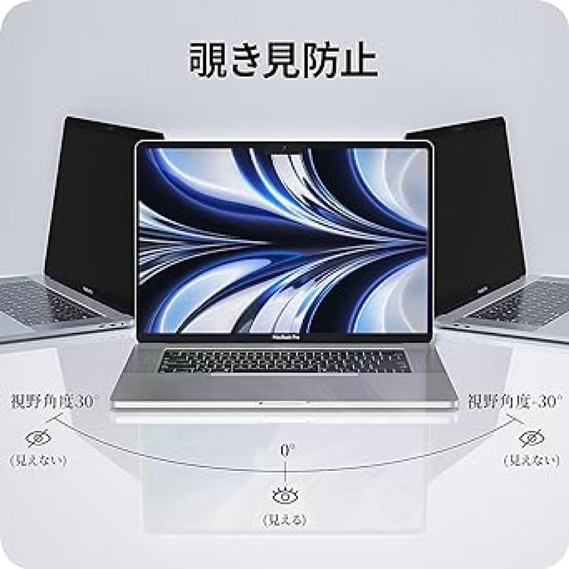 TOWOOZ MacBook Air 13.6인치 자기 엿보기 방지 필터 Macbook Air 2022 필름과 호환 M2 모델 개인 정보 보호 필터 LCD 보호 필름 청색광 감소 눈부심 방지 반복 분리형 MacBook Air 13.6인치 필름 M2 모델