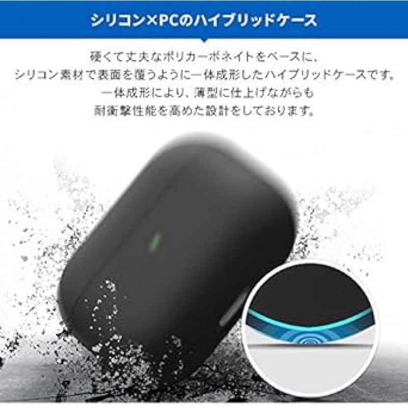 [elago] AirPods Pro 호환 케이스, 충격 방지, 심플, 하이브리드 하드 커버, 충격 흡수, 슬림, 소프트 코팅, 케이스 커버, 긁힘 방지, 보호 액세서리, Apple AirPodsPro MWP22J/A와 호환 가능, Air Pods Pro, Air Pods Pro, 핑크