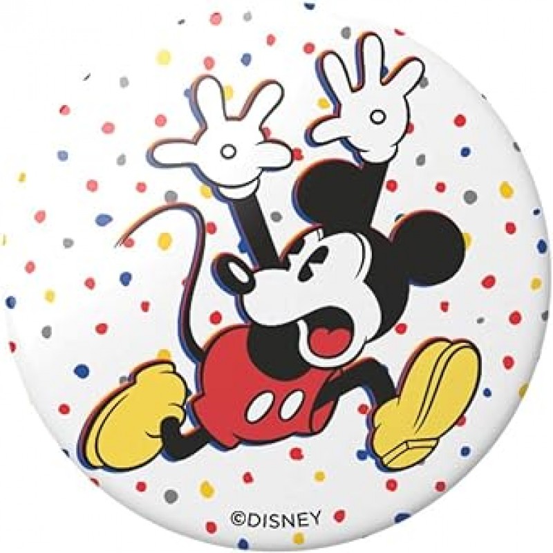 PopGrip Confetti Mickey & MINNIE 클래식 PopSOCKETS 스마트폰 링, 스마트폰 스탠드, 스마트폰 그립, 스마트폰 액세서리, iPhone 및 Android