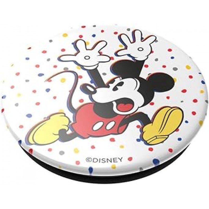 PopGrip Confetti Mickey & MINNIE 클래식 PopSOCKETS 스마트폰 링, 스마트폰 스탠드, 스마트폰 그립, 스마트폰 액세서리, iPhone 및 Android