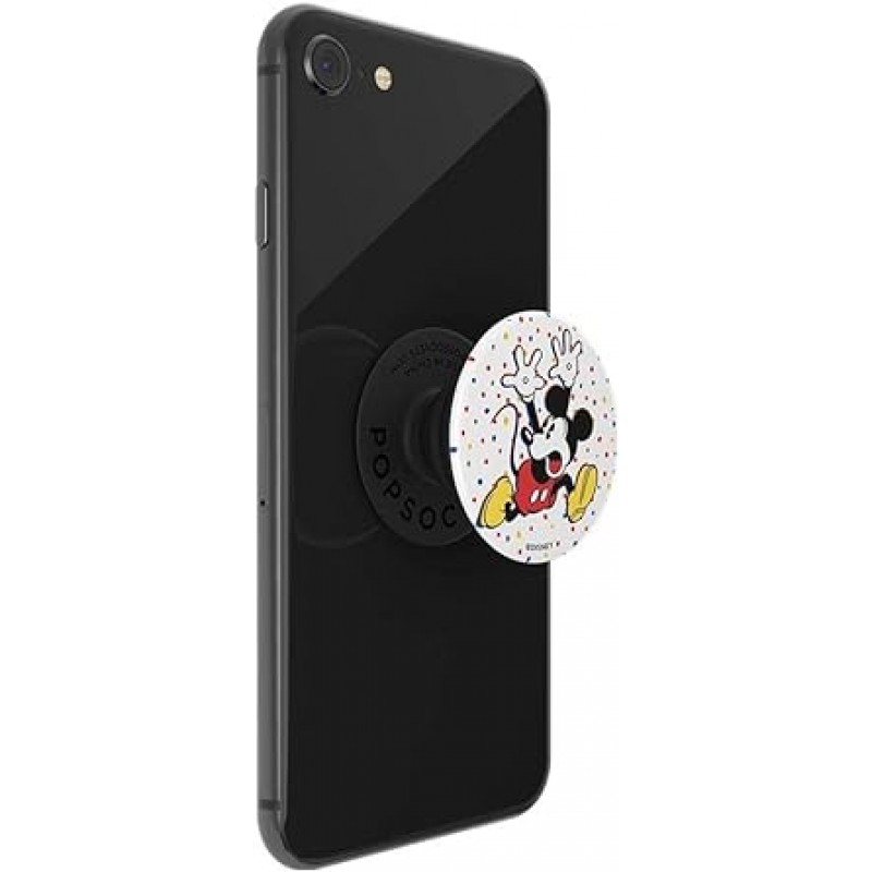 PopGrip Confetti Mickey & MINNIE 클래식 PopSOCKETS 스마트폰 링, 스마트폰 스탠드, 스마트폰 그립, 스마트폰 액세서리, iPhone 및 Android