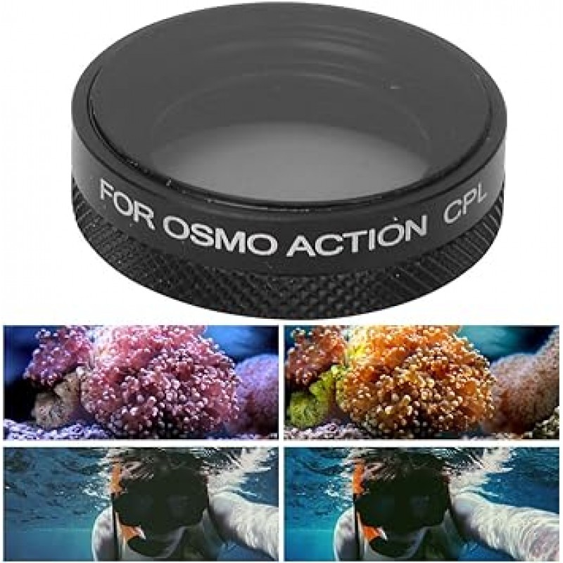 CPL 필터, Bigking 카메라용 CPL 원형 편광 렌즈 필터 DJI Osmo Action 스포츠 카메라 액세서리