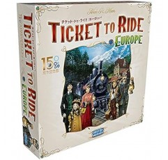 Hobby Japan Ticket to Ride: Europe 15th Anniversary Edition Japanese Edition (2-5명, 30-60분, 8세 이상) 보드 게임