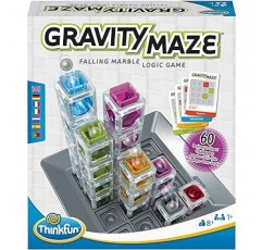 ThinkFun 76433 Gravity Maze 논리 게임, 프로그래밍 사고력 개발을 위한 게임, 일본어 사용 설명서 포함(영어는 보장되지 않음), 8세 이상