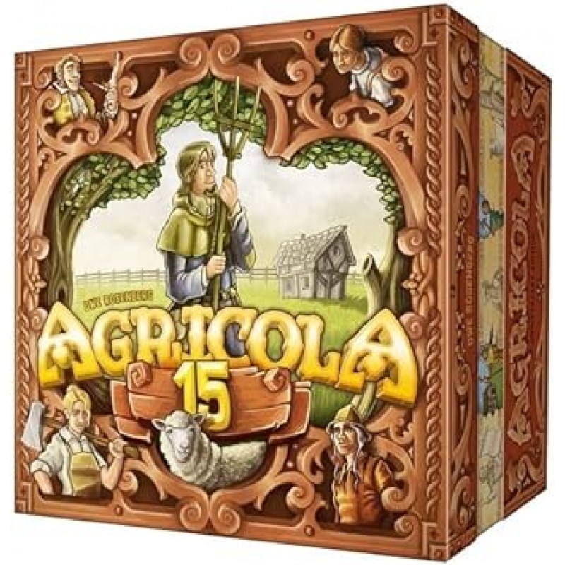 Hobby Japan Agricola: 15th Anniversary Box, 일본어 버전(1-4인용, 90분, 12세 이상용) 보드 게임