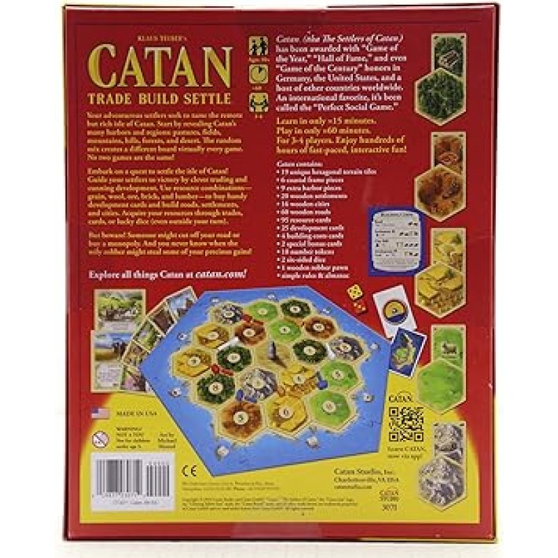 Catan 5th Edition Catan Pioneer 영어 영어 표준 보드 게임