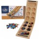 [위게임] WE Games Folding Mancala Solid Wood Board & Glass Stones 18 inches 492008 [병행 수입품]