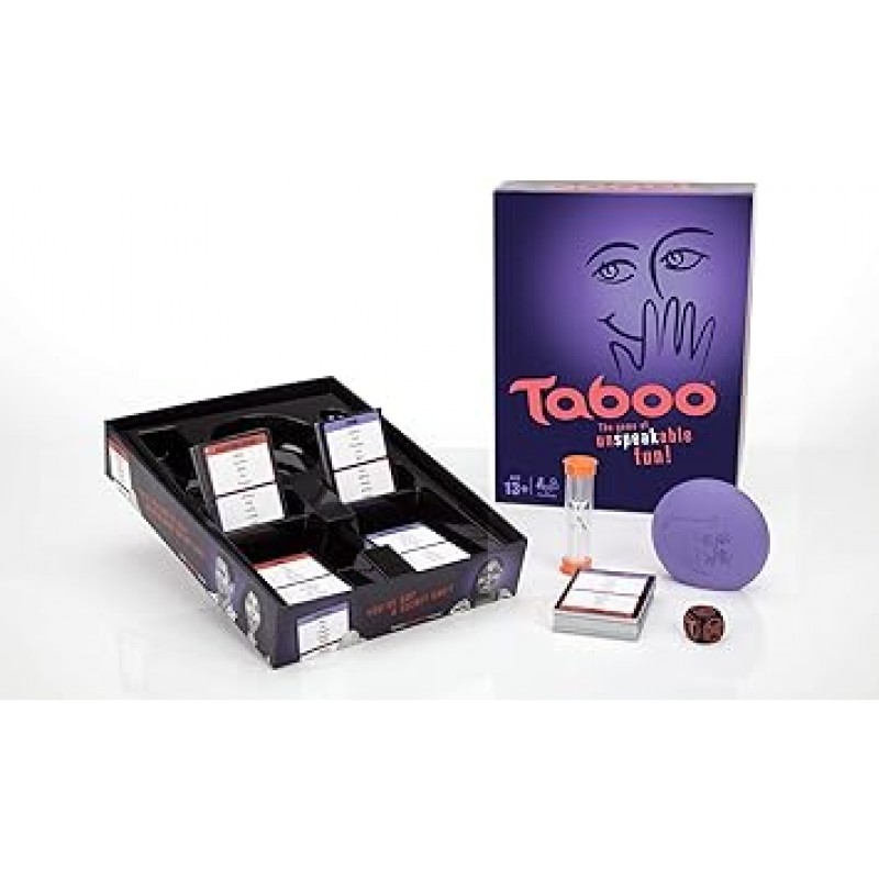 하즈브로(HASBRO) Taboo 보드 게임 추측 게임 13세 이상 4명 이상의 플레이어에게