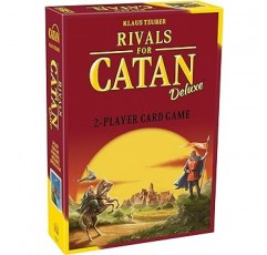 CATAN 카드 게임 디럭스 에디션용 CATAN Studio Rivals | 문명 건설 전략 게임 | 성인과 어린이를 위한 가족 게임 | 10세 이상 | 2명의 플레이어 | 평균 플레이 시간 45-60분 | CATAN 스튜디오