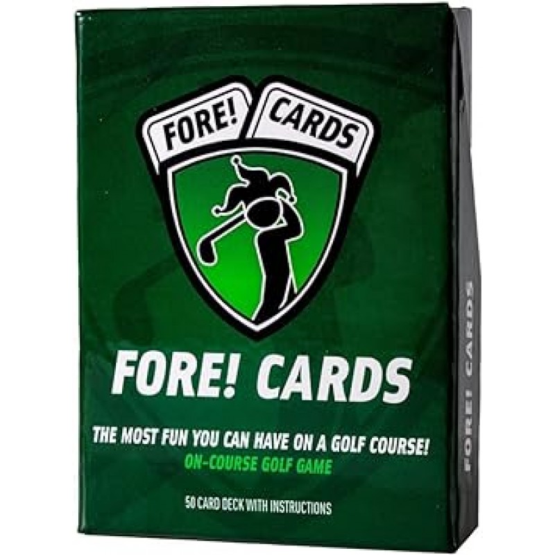 Fore! Cards On-Course 골프 게임 | 재미있는 대화형 골프 게임 | 다음 라운드를 북돋우는 |