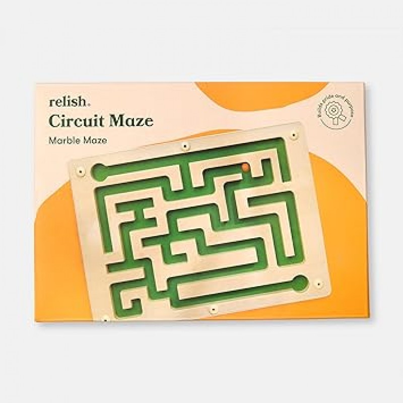 Relish - Marble Run Circuit Game - 알츠하이머 및 치매 노인을 위한 활동 및 선물, 기술 및 조정력 향상