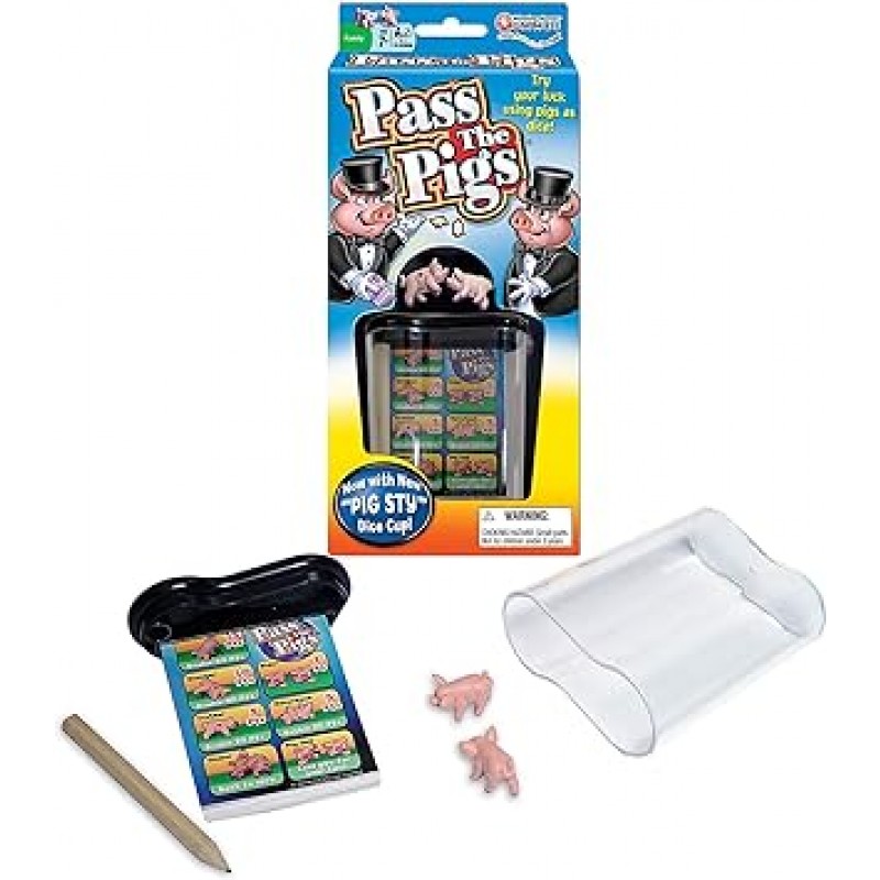 Winning Moves 패스 더 피그스 피그 다이스 보드 게임 Pass the Pigs Board game [병행 수입품]