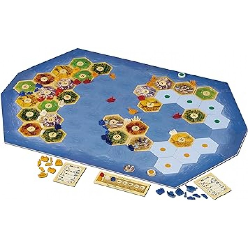 Catan Explorers 및 Pirate Edition 보드 게임의 개척자