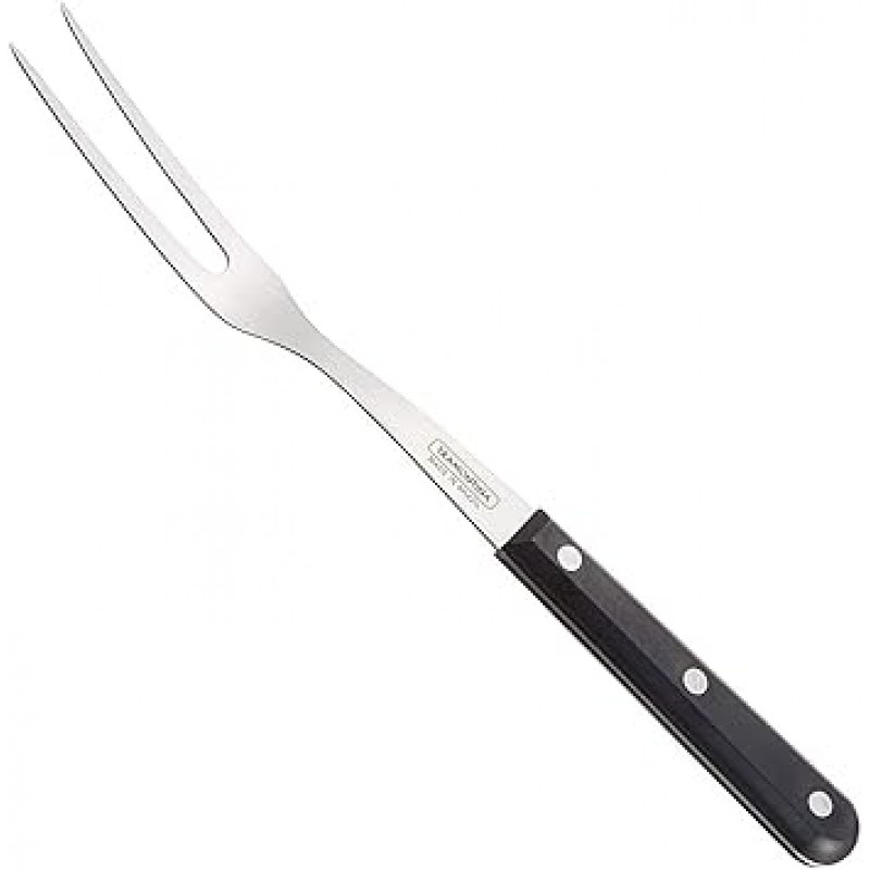 Tramontina Carving Fork Ultra Corte 11.8인치(30cm), 항균 손잡이, 브라질산 23865/000 TRAMONTINA