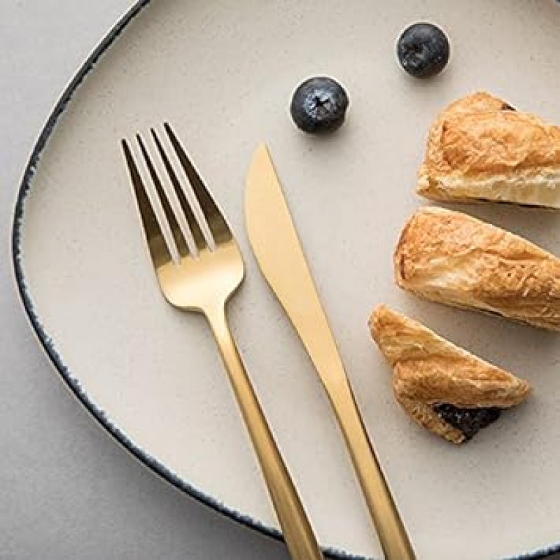 안두 수저세트, 디너세트, 디저트세트, 나이프, 스푼, 포크세트, 3종세트, 디저트스푼, 디저트포크, 디저트나이프, 디너스푼, 디너포크, 20가지 색상, 식기세트, 스타일리쉬, 스테이크, 티스푼, 테이블 나이프, 파스타 포크, 케이크 포크, 18-10 스테인리스 스틸, 금젓가락, 주방용품, 레스토랑, 식기세척기 금고, 크리스마스, 결혼 선물, 선물용(숟가락, 나이프+포크), 3종세트(골드, 3종세트)