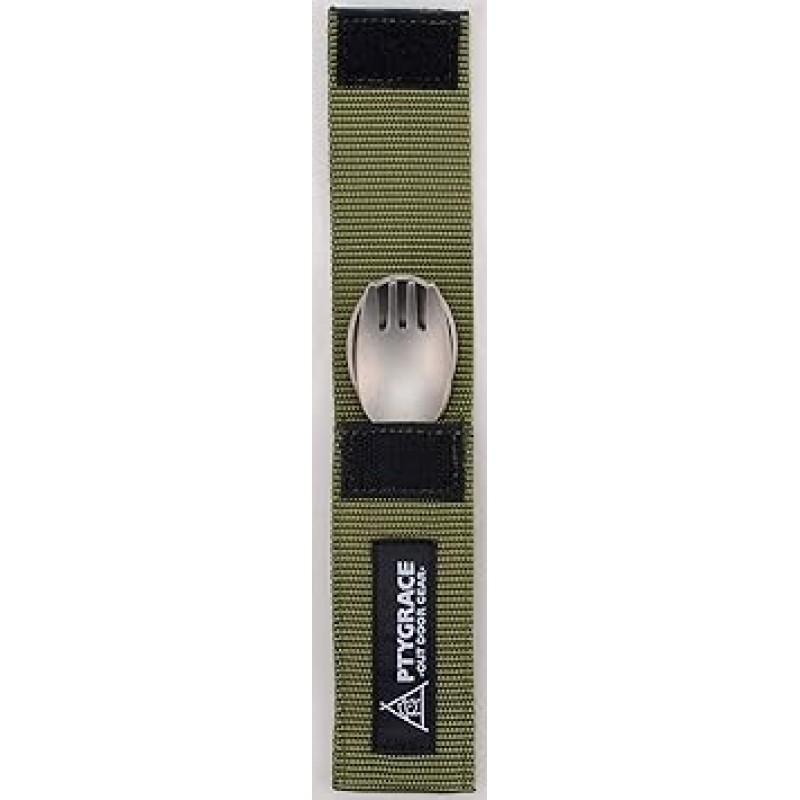 Katsuriki Shoji PTYGRACE 야외용 티타늄 스푼 포크 세트, Le-Reel, 보관 케이스, 일본산