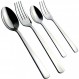 나가오 mA 디너 커트러리 세트, 4개, 거울 마감, 18-8 스테인리스 스틸, 일본산