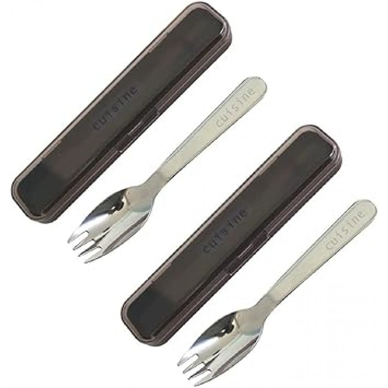 padou Cuisine Cuisine Sparking Spoon Case Set of 2 BR, Set of 2 (스파킹스푼 H 5.2인치(13.2cm), Bento Lunch Items, Spoons)