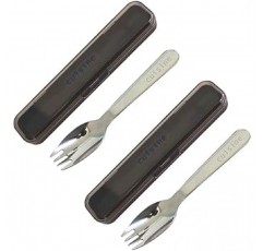 padou Cuisine Cuisine Sparking Spoon Case Set of 2 BR, Set of 2 (스파킹스푼 H 5.2인치(13.2cm), Bento Lunch Items, Spoons)