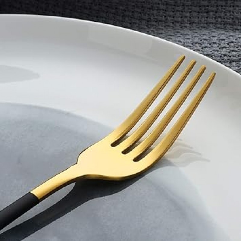 Dongbo 4 조각 스테인레스 스틸 Flatware 세트 디너 스푼 포크 나이프 티스푼 스테인레스 스틸 연회 파티 가족 선물