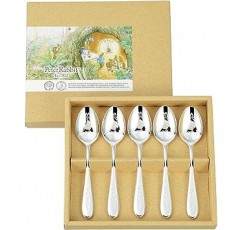 스패너 Flopsy, Mopsy 및 Cotton-tail Dish in Laser TS(Silver Finish) 5 Pr – 0250 세트