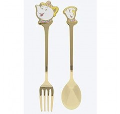 미녀와 야수 Mrs. Pot & Chip Cutlery Set, Spoon, Fork, Disneyland, Tokyo Disney Resort, TDR, New Area, New Fantasy Land