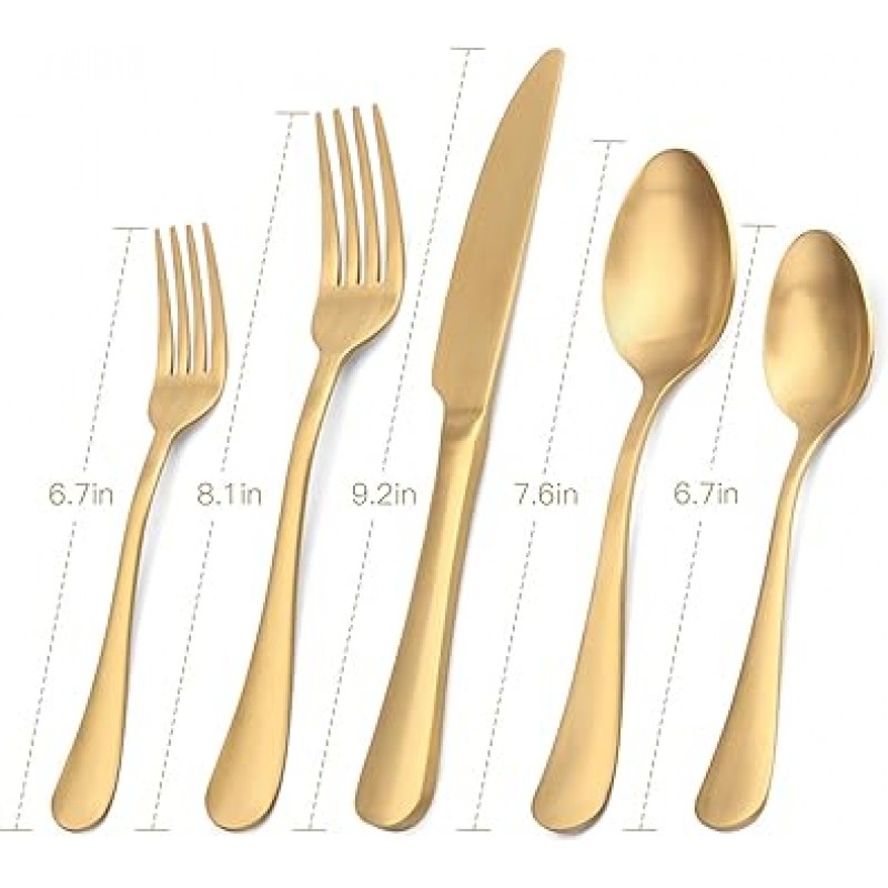 실버 Flatware 세트 20 조각 스테인레스 스틸 Flatware 세트 주방 용품 세트 서비스 4 식기 칼 세트 홈 레스토랑 식기 세척기 안전