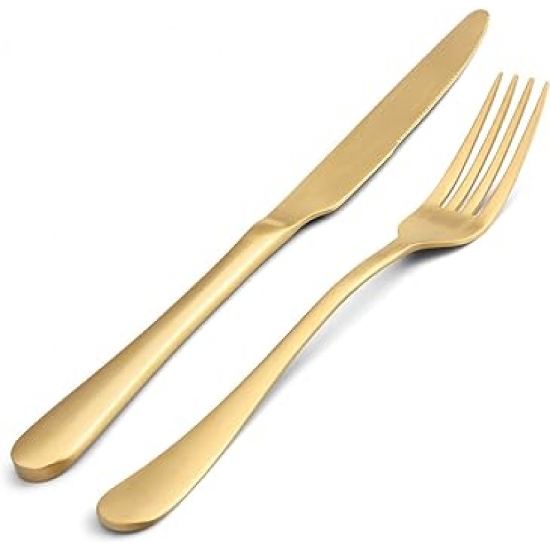 실버 Flatware 세트 20 조각 스테인레스 스틸 Flatware 세트 주방 용품 세트 서비스 4 식기 칼 세트 홈 레스토랑 식기 세척기 안전