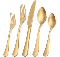 실버 Flatware 세트 20 조각 스테인레스 스틸 Flatware 세트 주방 용품 세트 서비스 4 식기 칼 세트 홈 레스토랑 식기 세척기 안전