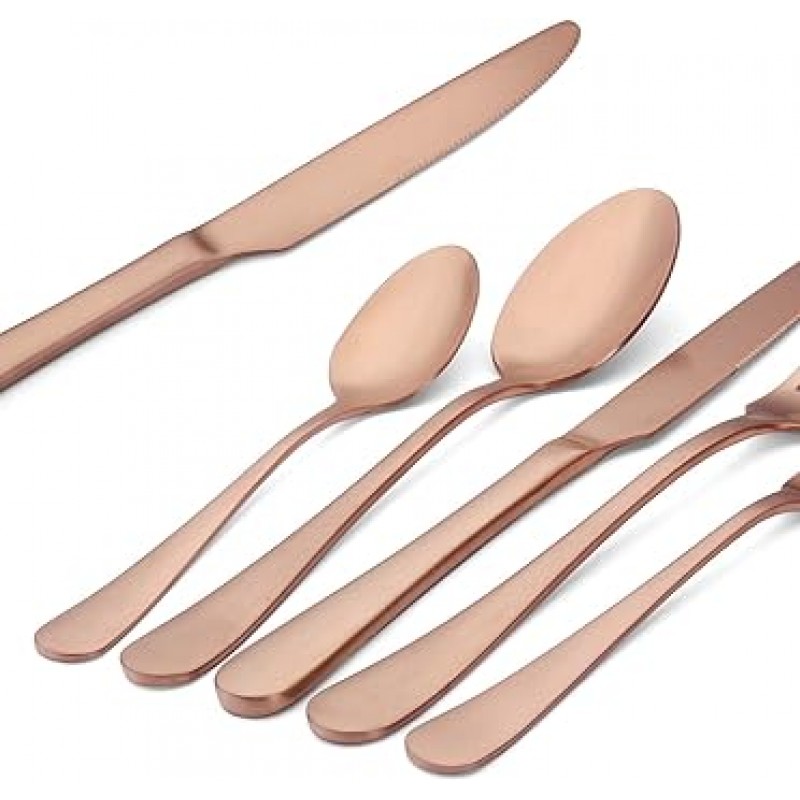 실버 Flatware 세트 20 조각 스테인레스 스틸 Flatware 세트 주방 용품 세트 서비스 4 식기 칼 세트 홈 레스토랑 식기 세척기 안전