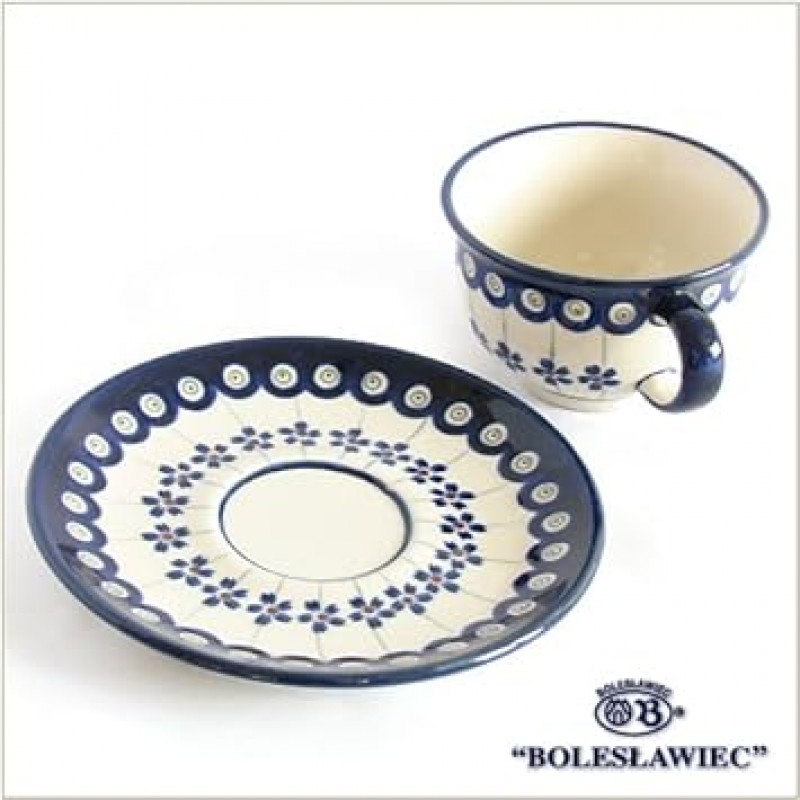 [Zaklady Ceramiczne Boleslawiec/zakuwadyi boresuwavxietu Pottery] Cup & Saucers – 166 po-rissyupotari-