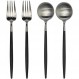 [쿠티포루] Cutipol Goa Gore Cutlery Dessert Set of 4 Dessert Forks, Dessert Spoons, Each 2 Pieces [병행수입품]