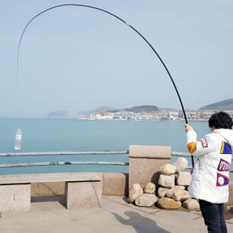 판두 낚싯대, 초경량 및 초경질 핸드 낚싯대, 28개 조정 가능한 붕어 낚싯대, 잉어 낚싯대, 시냇물 낚싯대, 짧은 낚싯대 세트 Js 5.4m, 무료 3.6m + 프리 낚싯대 가방 브래킷 + 선물 가방 + 낚시 미끼