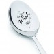 As You Wish Engraved spoon-dandelion seed-hand Stamped gift-snowflake flatware-christmas 재미있는 선물