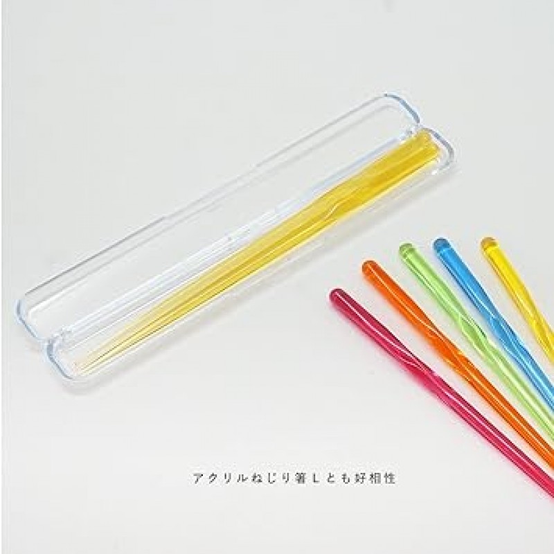 padou [CLEAR] 클리어 젓가락 케이스(L) 클리어 10개 세트, 24cm(9.4인치), 젓가락 케이스, 유치원용, 졸업식, 일본제, 9.4 x 1.3 x 0.7인치(24 x 3.4 x 1.7cm)