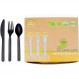 생분해성/Compostable Heavyweight Disposable Forks , Knives & Spoons 세트 – 50 ct 각 Eco Friendly Compostable Forks , Knives & Spoons Made 부터 Cornstarch