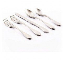 Knork Matte 20피스 식기류 세트, Silver by Knork Flatware