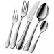 WMF 칼 붙이 세트 Merit Cromargan 보호 스테인레스 스틸 Polished Extremely Scratch Resistant with 삽입 블레이드 30-pieces for 6 people 11.4091.6340