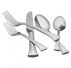 Waterford Mont Clare 18/10 스테인리스 스틸 65 – 개 세트, 12인용 서비스 by Waterford Fine Flatware