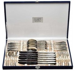 alfact/syaruru・pure-n Dinner Set 30pc [For] 커트러리 세트 (6개, 개인화 무료) [Made In Japan/荒澤 Edison]